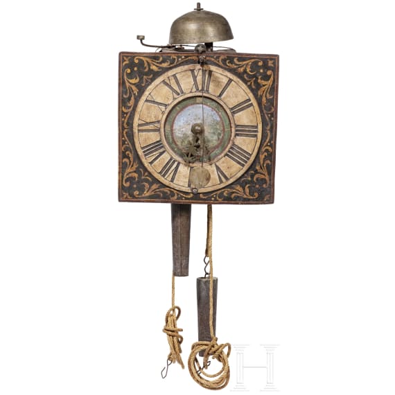 Wanduhr, s&uuml;ddeutsch, 19. Jhdt.