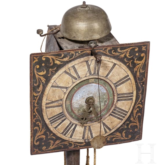 Wanduhr, s&uuml;ddeutsch, 19. Jhdt.