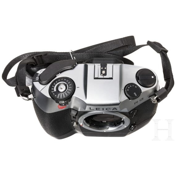 Kamerageh&auml;use Leica R8, mit Motor-Winder, Tragekoffer