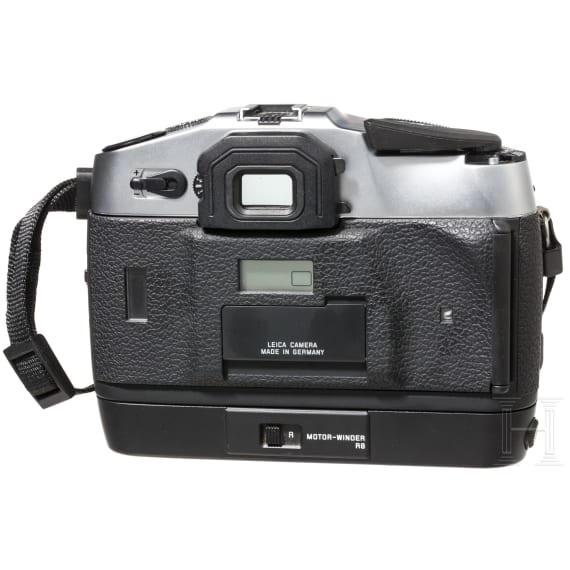 Kamerageh&auml;use Leica R8, mit Motor-Winder, Tragekoffer