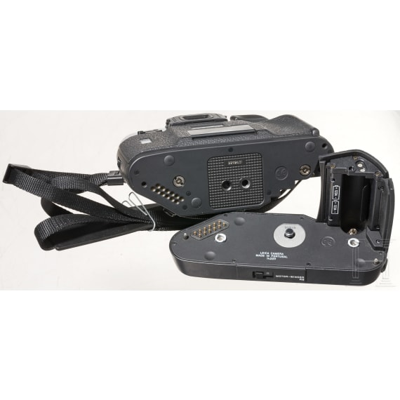 Kamerageh&auml;use Leica R8, mit Motor-Winder, Tragekoffer
