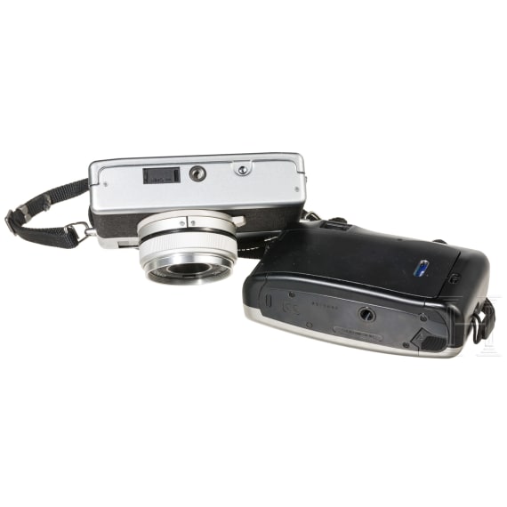 2 Kleinbild-Kompaktkameras: Leica Z2X und Canon Canonet 28