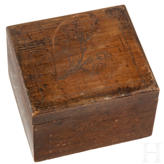 Polyphon-Musikbox (Spieluhr), deutsch, Wahren, Polyphon-Musikwerke AG, um 1900