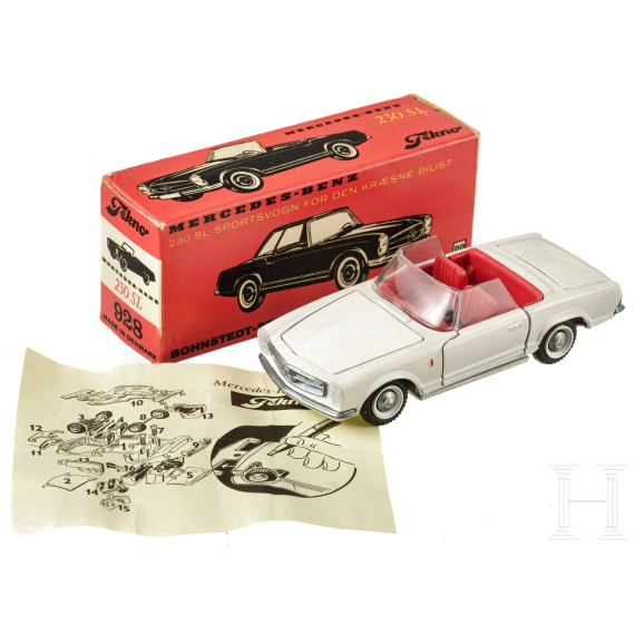 Tekno-Mercedes-Benz 230SL Cabrio Nr. 928, mit Beschreibung, im Originalkarton