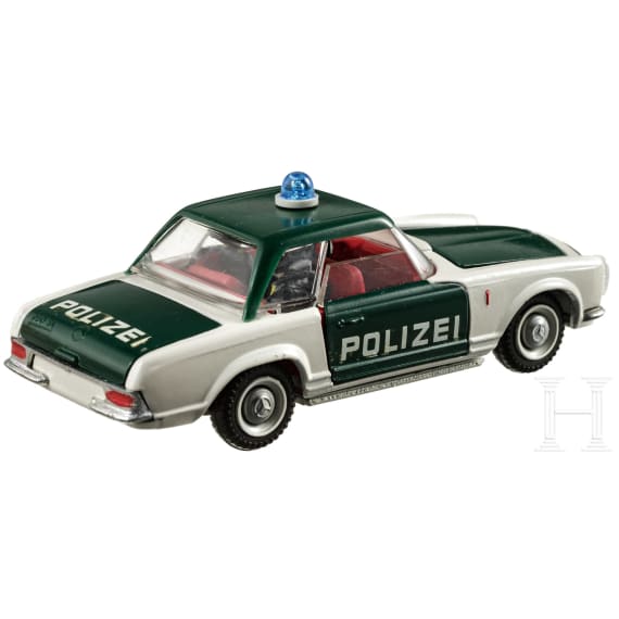 Tekno-Hardtop-Polizeiauto Nr. 932 (Mercedes 230SL) im Originalkarton