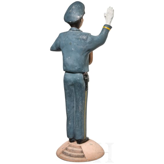 Gro&szlig;e Vintage-Werbefigur eines "Big Star Jeans" Policeman