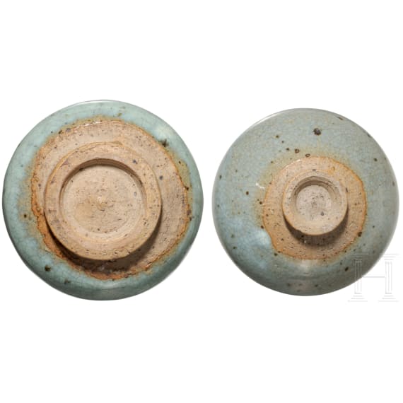 Teeschale und Vase, China, 12. - 13. Jhdt.
