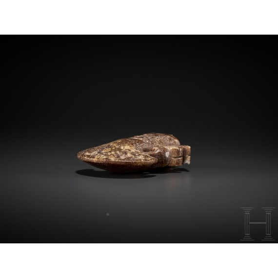 Zeremonialaxt im Stil der Ming-Zeit, Nephrit-Jade, China, um 1900