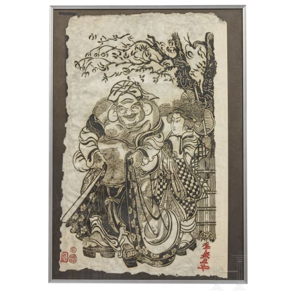 Vier traditionelle Bilder, China, 20. Jhdt.