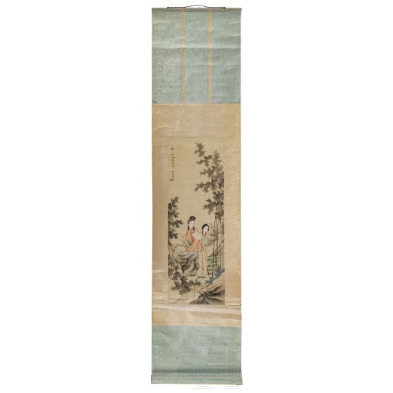 Rollbild, Japan, um 1920