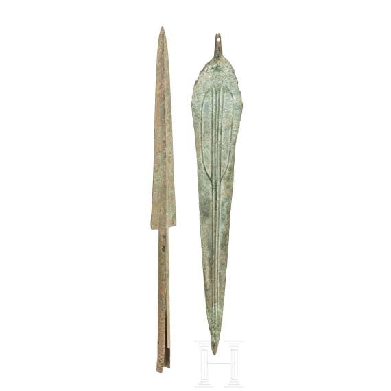 Schwertklinge und Speerspitze, Luristan, 12./11. Jhdt. v. Chr.