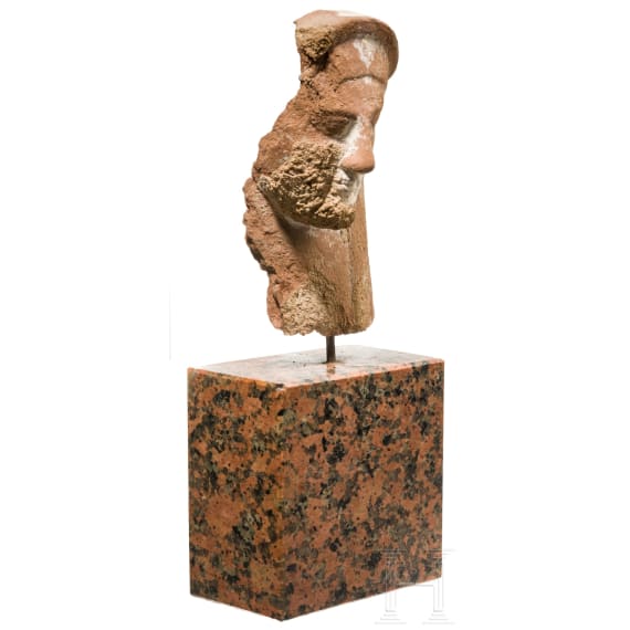 Frauenkopf mit Schleier, archaisch, spätes 6. Jhdt. v. Chr.