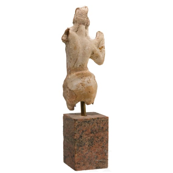 Terrakotta einer Venus Anadyomene, hellenistisch, 3. - 2. Jhdt. v. Chr.