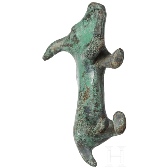 Kleinbronze eines Rindes, italisch, 7. - 4. Jhdt. v. Chr.