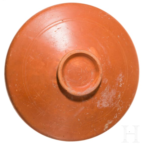 R&ouml;mischer Glanztonteller, fr&uuml;hes 4. Jhdt. n. Chr.