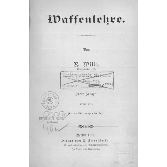 Buchpaket "Waffenlehre": 9 Bücher von 1869 - 1910, Deutschland