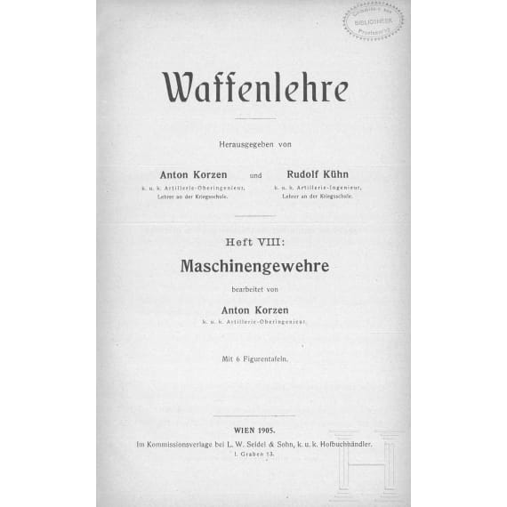 Buchpaket "Waffenlehre": 9 Bücher von 1869 - 1910, Deutschland