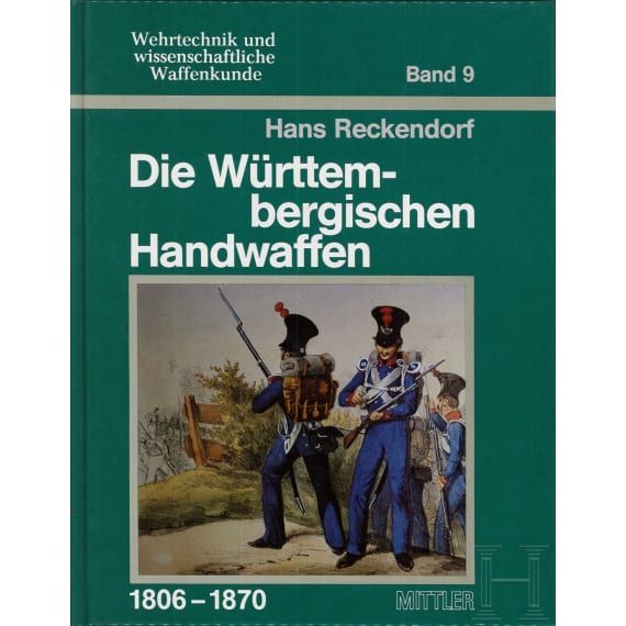 10 B&uuml;cher &uuml;ber deutsche Bewaffnung der Infanterie, Marine, Artillerie, Uniformen und Abzeichen; Loseblattsammlung