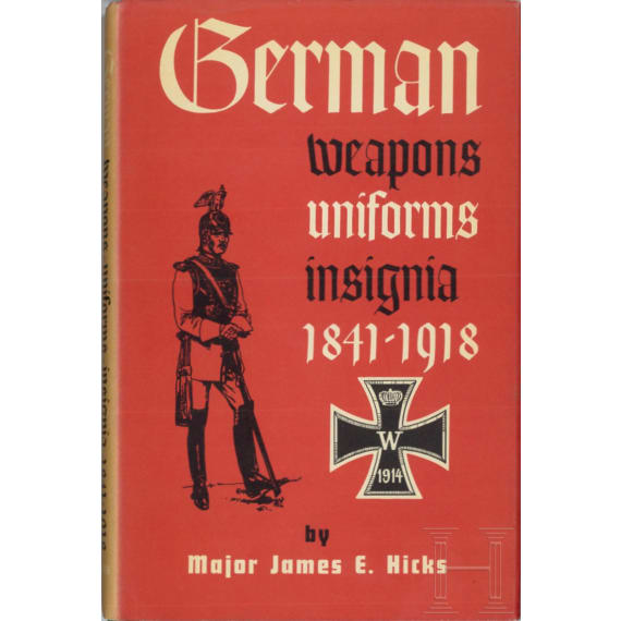 10 B&uuml;cher &uuml;ber deutsche Bewaffnung der Infanterie, Marine, Artillerie, Uniformen und Abzeichen; Loseblattsammlung