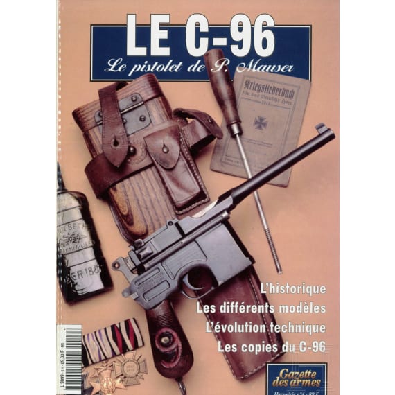 Sechs B&uuml;cher &uuml;ber Mauser-Pistolen, in deutsch, englisch, franz&ouml;sisch, spanisch