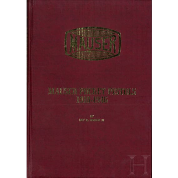 Sechs B&uuml;cher &uuml;ber Mauser-Pistolen, in deutsch, englisch, franz&ouml;sisch, spanisch