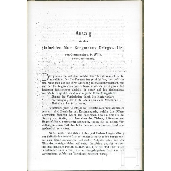 Gro&szlig;es Konvolut Waffenbeschreibungen und Handb&uuml;cher, meist Nachdrucke (Inkl. Salvator-Dormus und Schwarzlose)