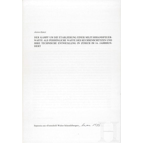Gro&szlig;es Konvolut Waffenbeschreibungen und Handb&uuml;cher, meist Nachdrucke (Inkl. Salvator-Dormus und Schwarzlose)