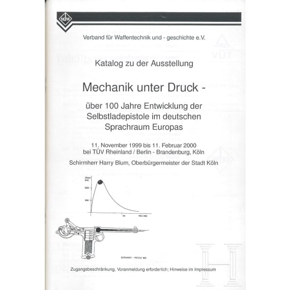 Konvolut Druckschriften &uuml;ber Waffen und Munition
