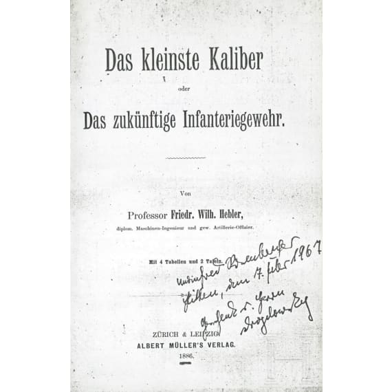Konvolut Druckschriften &uuml;ber Waffen und Munition