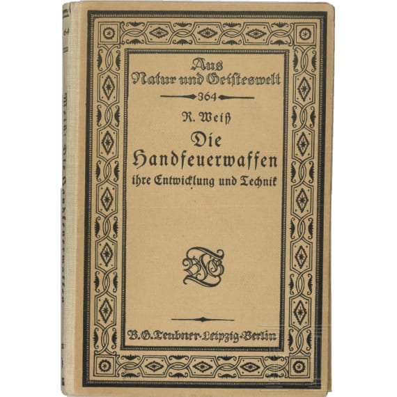 11 Druckwerke zu Handwaffen, Munition und Vorschriften; Originale, 1908 - 1955