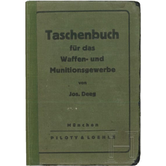 11 Druckwerke zu Handwaffen, Munition und Vorschriften; Originale, 1908 - 1955