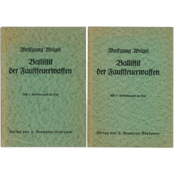 11 Druckwerke zu Handwaffen, Munition und Vorschriften; Originale, 1908 - 1955