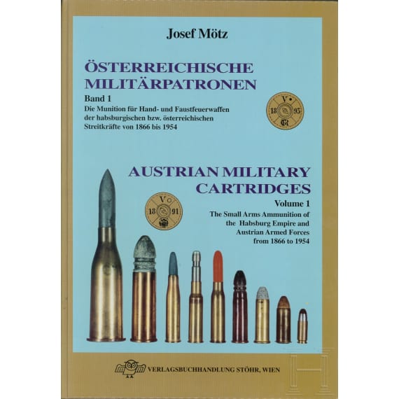 J. M&ouml;tz, &Ouml;sterr. Milit&auml;rpatronen; Magrutsch; Bewaffnung der Wr. Sicherheitswache; Dolleczek: Monographie der k.u.k. Waffen