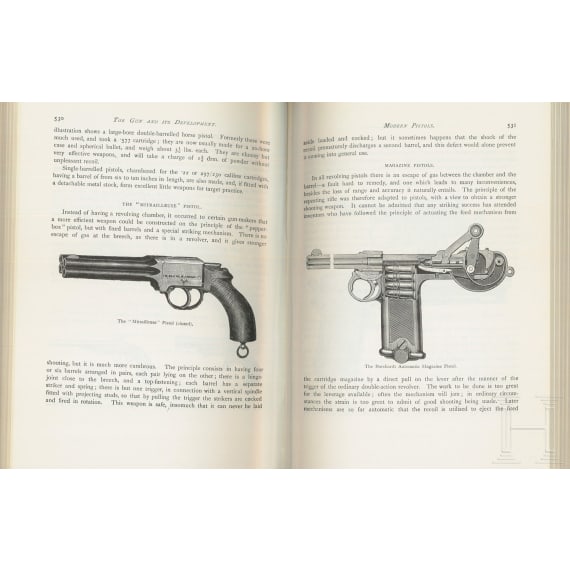 9 B&uuml;cher &uuml;ber Waffen und Munition, Waffenfabrikation und Kennzeichnung