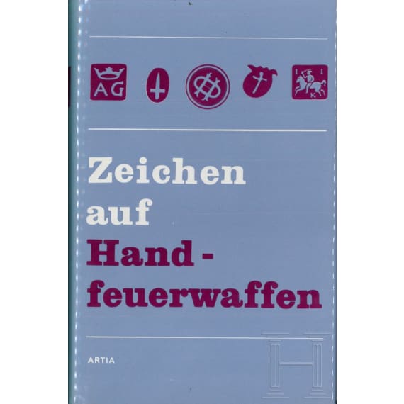 9 B&uuml;cher &uuml;ber Waffen und Munition, Waffenfabrikation und Kennzeichnung