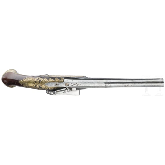 Aptierte Miquelet-Perkussionspistole, Spanien, um 1780