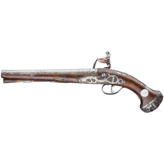 Steinschlosspistole, Mittelmeerraum, um 1800