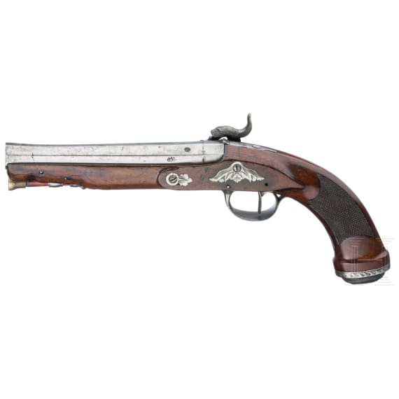 Perkussionspistole, Frankreich, um 1830