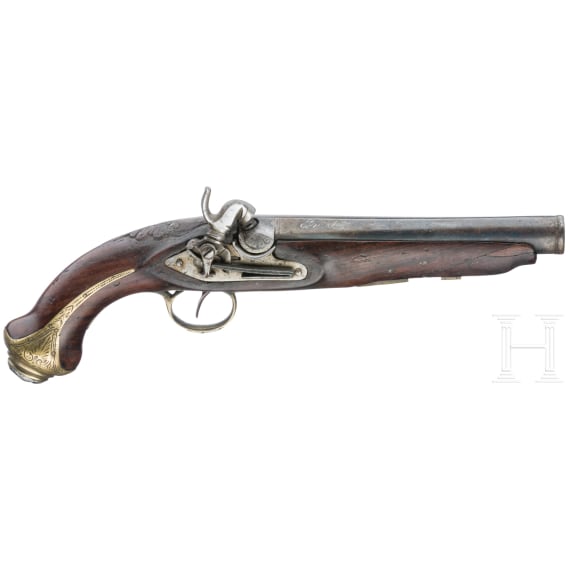 Miquelet-Perkussionspistole, Eibar, datiert 1834