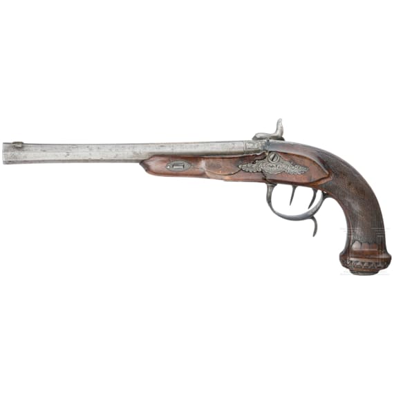 Perkussionspistole, Johann Windirsch, um 1840