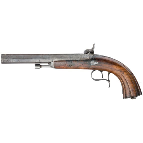 Perkussionspistole, Aury, St. &Eacute;tienne, um 1840