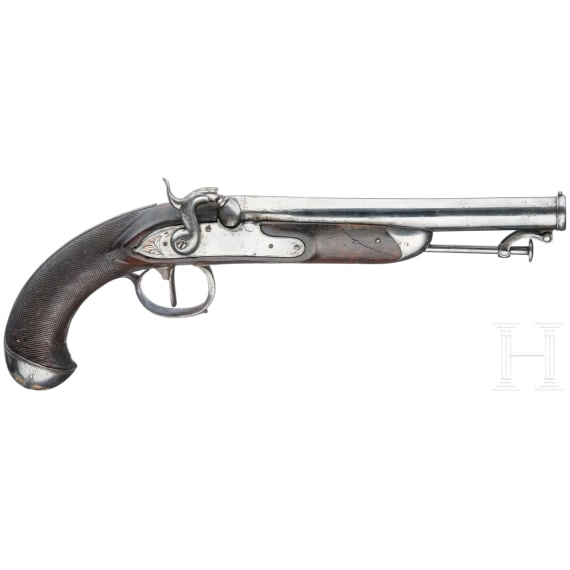 Perkussionspistole, Yabara, Eibar, um 1840