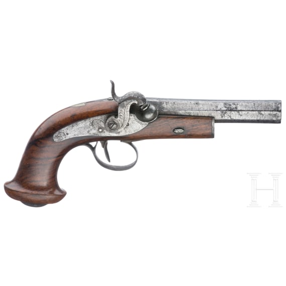 Perkussions-Reisepistole, Frankreich, um 1840/50