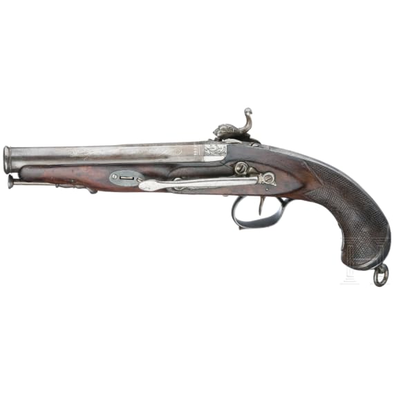 Perkussionspistole, Andres Vriarte, Eibar, datiert 1845