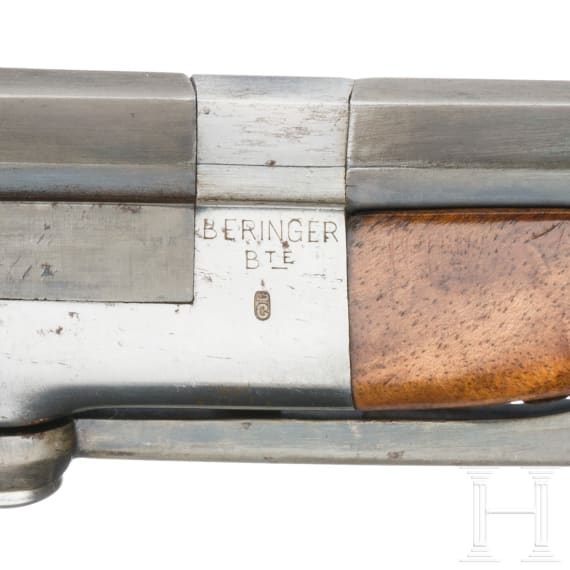 Hinterlader-Perkussionspistole, Patent Beringer, Belgien, um 1850