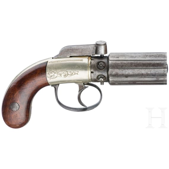 B&uuml;ndelrevolver, englische Bauart, um 1850