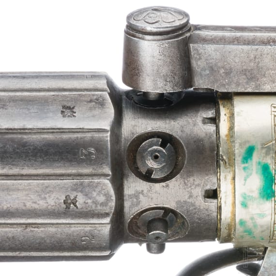 B&uuml;ndelrevolver, englische Bauart, um 1850
