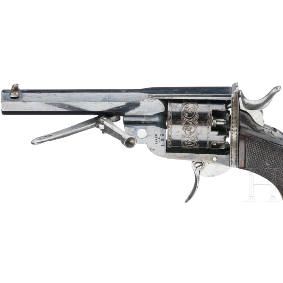 Perkussionsrevolver, Loron, Belgien, um 1855
