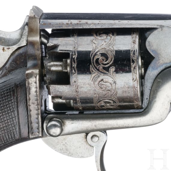 Perkussionsrevolver, Loron, Belgien, um 1855