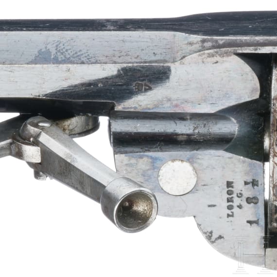 Perkussionsrevolver, Loron, Belgien, um 1855